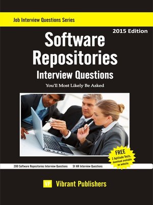 cover image of Software Repositories Interview Questions You'll Most Likely Be Asked